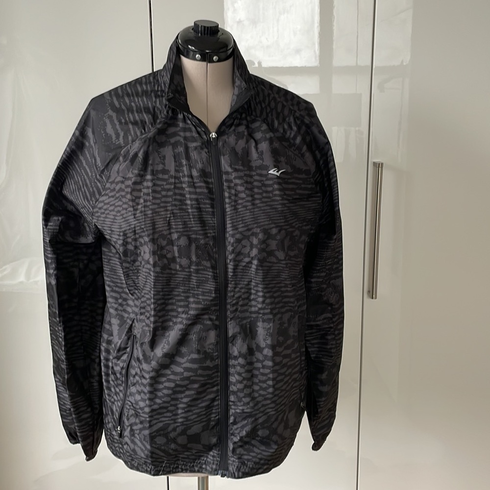 EVERLAST Men’s Sport Jacket Color-Black/Gray Size-Large
